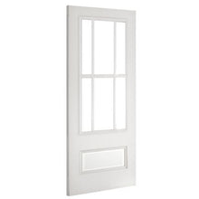 Load image into Gallery viewer, Canterbury White Primed Internal Bevelled Glazed Door - All Sizes - Deanta
