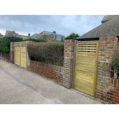 Canterbury Combi Gate Inc Post and Fittings - 1.93m x 1m - Jacksons Fencing