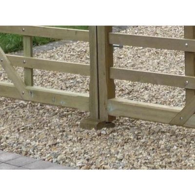 Centre Gate Stop for Enrance and Uni Gates 450mm x 150mm x 77mm - Jacksons Fencing