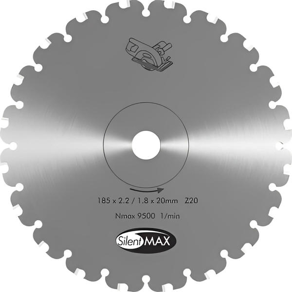 850 Extreme (185mm x 20mm) SilentMAX Universal Saw Blade