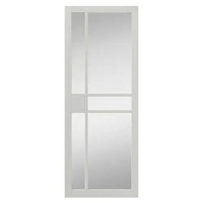City White Painted Clear Glazed Internal Door - All Sizes - JB Kind