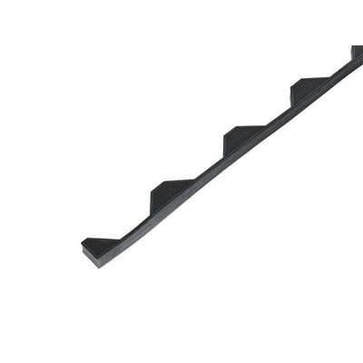 Cladco Profiled Foam Eaves Fillers to fit 34/1000 Supaseal (25mm) Black with 6mm Base - Cladco