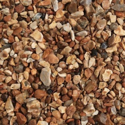 Golden (Corn) Flint Gravel Chippings (850kg Bag) - All Sizes - Build4less