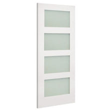 Load image into Gallery viewer, Coventry White Primed Frosted Glaze Internal Door - All Sizes - Deanta
