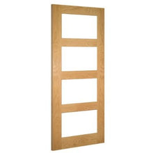 Load image into Gallery viewer, Coventry Prefinished Oak Glazed Internal Fire Door FD30 - All Sizes - Deanta
