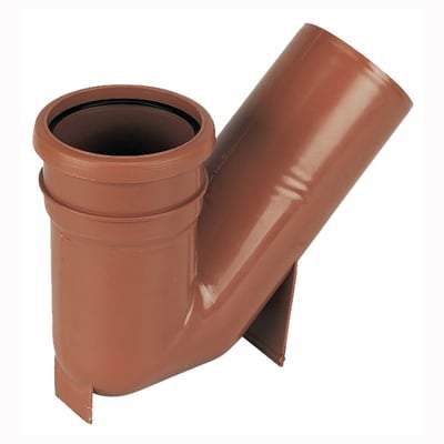 110mm Universal P Trap Gully 45 Degree