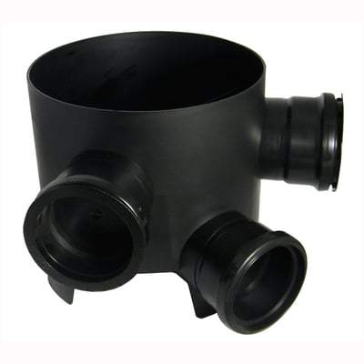 300mm Diameter - Inspection Chamber Base 3 Fixed Inlets