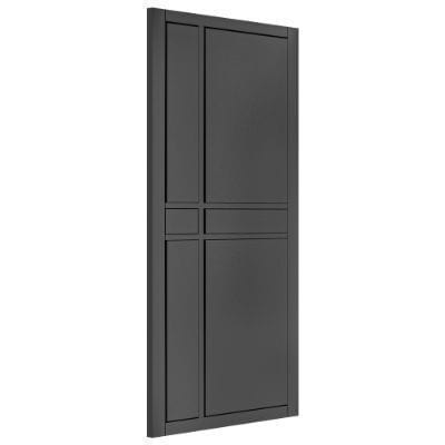 Dalston Black Prefinished Internal Door - All Sizes - Deanta