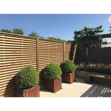 Load image into Gallery viewer, Frameless Venetian Hit and Miss Fence Panel - All Sizes - Jacksons Fencing
