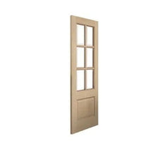 Load image into Gallery viewer, Traditional Dove Oak Glazed Internal Door - All Sizes
