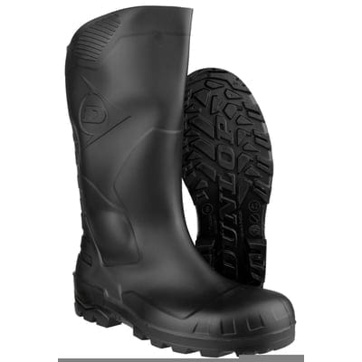 Devon H142011 Safety Wellington Black - All Sizes - Dunlop