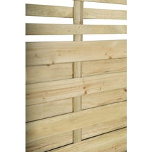 Load image into Gallery viewer, Forest 6ft x 5ft Pressure Treated Decorative Kyoto Fence Panel - Forest Garden
