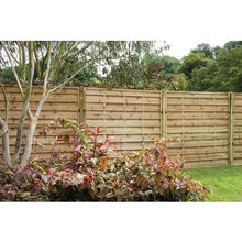Load image into Gallery viewer, Forest 6ft x 6ft Pressure Treated Decorative Europa Plain Fence Panel
