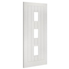 Load image into Gallery viewer, Ely White Primed Glazed (3 Light) Internal Fire Door FD30 - All Sizes - Deanta
