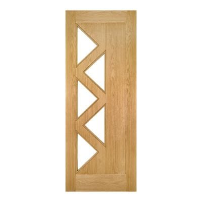 Ely Prefinished Oak Glazed (5 Light Panels) Internal Door  - All Sizes - Deanta