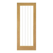 Load image into Gallery viewer, Ely Prefinished Oak Glazed (1 Full Light Panel) Internal Door - All Sizes - Deanta
