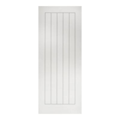 Ely White Primed Internal Door - All Sizes - Deanta