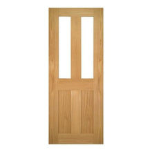 Load image into Gallery viewer, Deanta Eton Unfinished Oak Glazed Internal Door - All Sizes - Deanta

