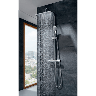 Even-T Square Thermostatic Shower Column - Roca