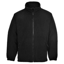 Load image into Gallery viewer, Aran Fleece Jacket - Black - All Sizes - Portwest Tools and Workwear
