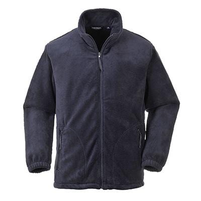 Aran Fleece Jacket - Black - All Sizes - Portwest Tools and Workwear