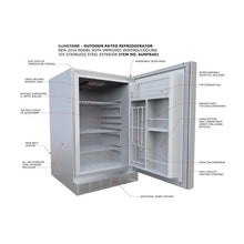 Load image into Gallery viewer, Sunstone Outdoor Fridge - Sunstone Outdoor Kitchens
