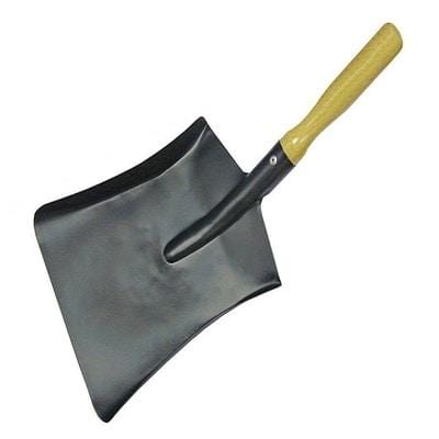 Coal Steel Shovel Wooden Handle 230mm - Faithfull