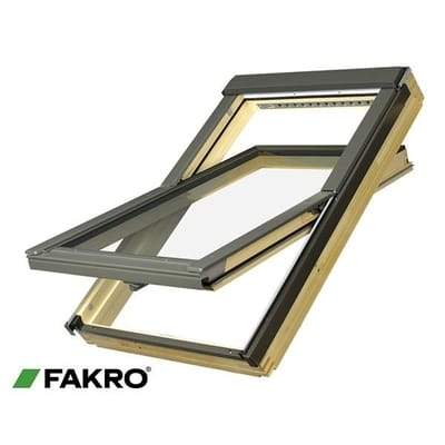 FAKRO FTP-V P2 Natural Pine Laminated Centre Pivot Window - All Sizes