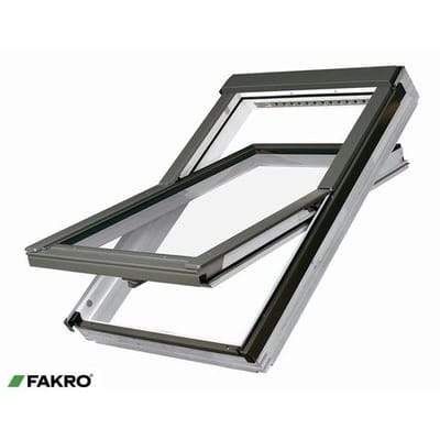 Fakro FTW-V White Acrylic Coated Pine Centre Pivot Window - All Sizes - Fakro Roofing