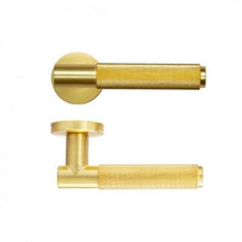 Load image into Gallery viewer, Sparta Satin Brass Handle - Round Rose - Deanta
