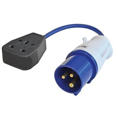 Fly Lead 240V 3-Pin Plug to 240V 3-Pin Socket & 35cm Lead