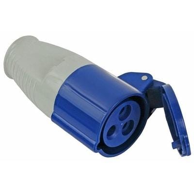 Blue Socket 16A 240V - Faithfull