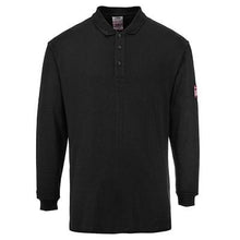 Load image into Gallery viewer, Flame Resistant Anti-Static Long Sleeve Polo Shirt - All Sizes - Portwest Tools and Workwear
