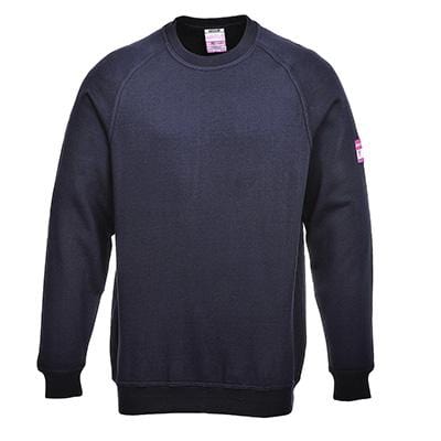Flame Resistant Anti-Static Long Sleeve Sweatshirt - All Sizes - Portwest Tools and Workwear
