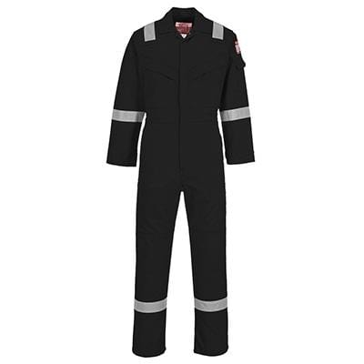Flame Resistant Super Light Weight Anti-Static Coverall 210g - All Sizes - Portwest Tools and Workwear