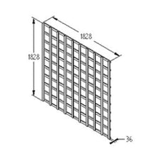 Load image into Gallery viewer, Forest Heavy Duty Trellis 183cm x 183cm - Forest Garden
