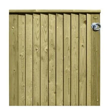Load image into Gallery viewer, Featherboard Gate (Left Hand Hanging) Complete with Fixings - Jacksons Fencing
