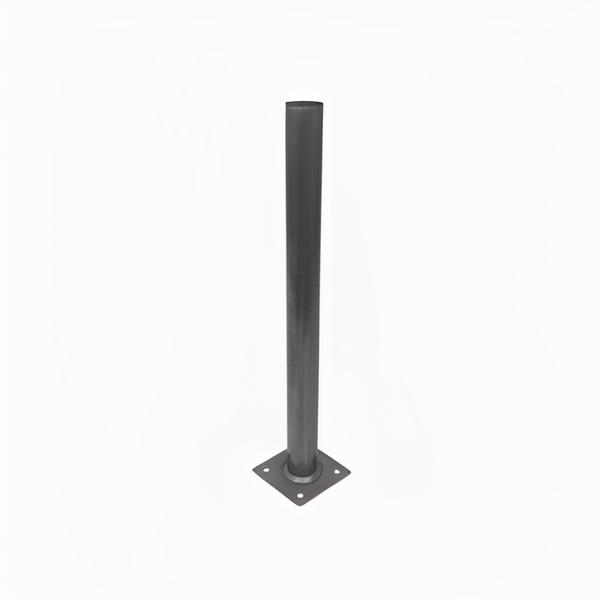 Post Support and Fixings Black 100mm x 100mm x 700mm