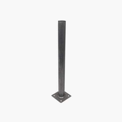 Post Support and Fixings Black 100mm x 100mm x 700mm - EnviroBuild Outdoor & Garden