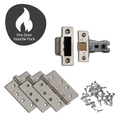 Struma PNP Lever / Latch Plate Fire Door Handle Pack - XL Joinery