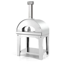 Load image into Gallery viewer, Fontana Mangiafuoco Wood Fired Pizza Oven - Stainless Steel - With Trolley
