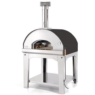 Fontana Marinara Wood Fired Pizza Oven - Anthracite with Trolley