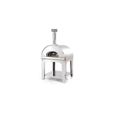 Fontana Marinara Wood Fired Pizza Oven - Stainless Steel with Trolley