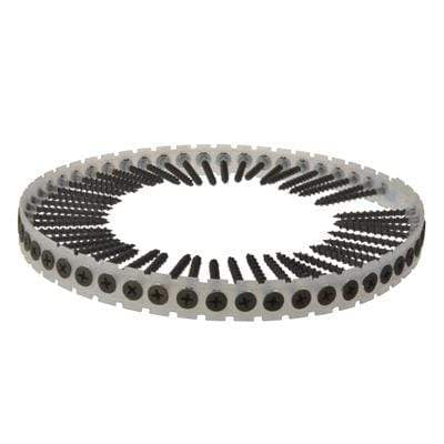 Forgefix Collated Black Phosphate Drywall Screws Coarse Thread (Box of 1000) - All Sizes - Forgefix Building Materials