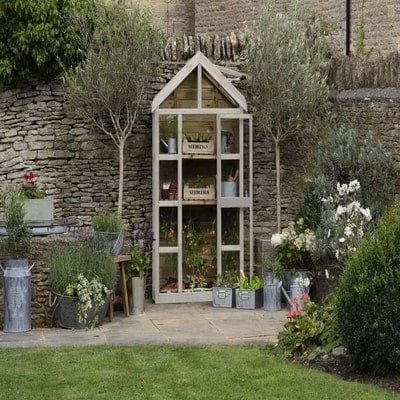 Forest Georgian Wall Greenhouse with Auto Vent - Forest Garden