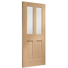 Load image into Gallery viewer, Malton Internal Oak Fire Door with Clear Glass - All Sizes - XL Joinery

