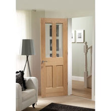 Load image into Gallery viewer, Malton Internal Oak Fire Door with Clear Glass - All Sizes - XL Joinery
