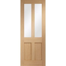 Load image into Gallery viewer, Malton Shaker Internal Oak Door with Clear Glass - All Sizes - XL Joinery
