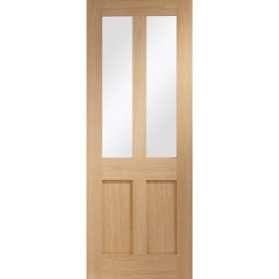 Malton Shaker Internal Oak Door with Clear Glass - All Sizes - XL Joinery
