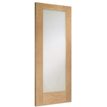 Load image into Gallery viewer, Pattern 10 Internal Oak Door with Clear Glass - All Sizes - XL Joinery
